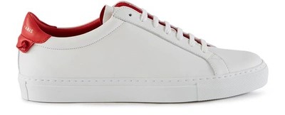 Shop Givenchy Urban Street Sneakers In Blanc Rouge