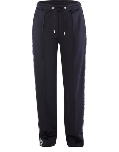 Shop Kenzo Straight Trousers In Black