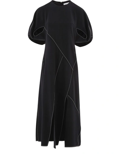 Shop Rejina Pyo Lucinda Long Crepe Dress In Black