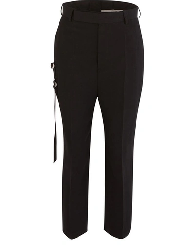 Shop Rick Owens Wool-blend Trousers In Black
