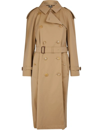 Shop Burberry Westminster Trench Coat - Trench Heritage Long In Honey