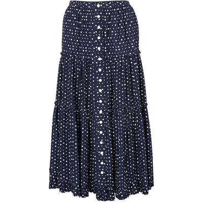Shop Marc Jacobs The Prairie Skirt In Navy