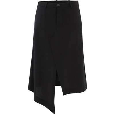 Shop Maison Margiela Poly Cady Skirt In Black