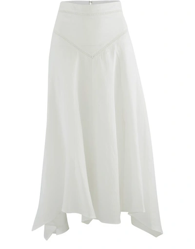 Shop Isabel Marant Étoile Aline Skirt In White