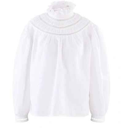 Shop Isabel Marant Étoile Amalia Blouse In White