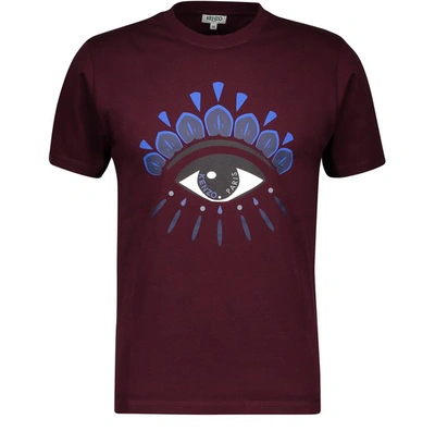 Shop Kenzo Eye T-shirt In Bordeaux