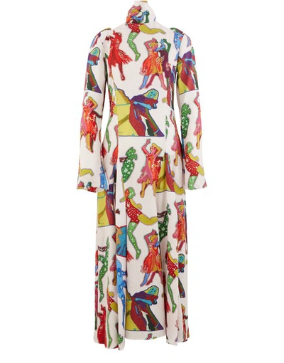 Shop Stella Mccartney Silk Dress In 8486 - Multicolor
