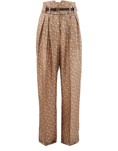 Shop Fendi Karligrafy Trousers In Liberty