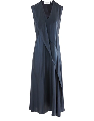 Shop Sportmax Tania Dress In Midnight Blue