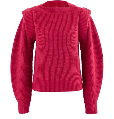 Shop Isabel Marant Jody Pullover In Red