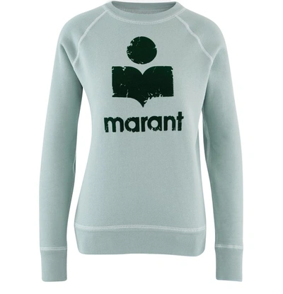 Shop Isabel Marant Étoile Milly Sweatshirt In Celadon