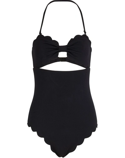 Shop Marysia Antibes Swimsuit In Black