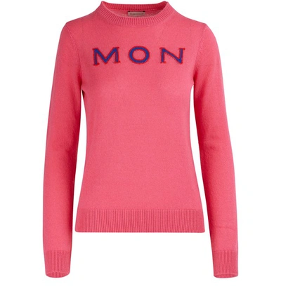 Shop Moncler Cashmere Sweater In Pink