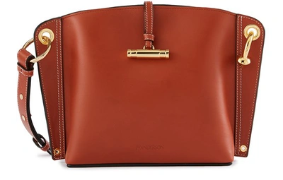 Shop Jw Anderson Hoist Small Shoulder Bag In Ginger