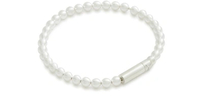 Shop Le Gramme Bracelet Beads Le 25g Silver 925 Slick Brushed