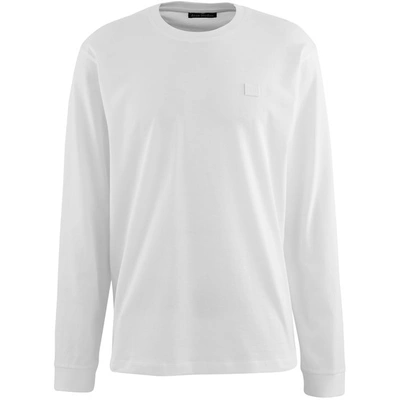 Shop Acne Studios Long-sleeved T-shirt In Optic White