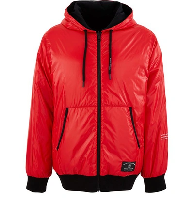 Shop Moncler Genius Fragment - Dyle Parka In Red