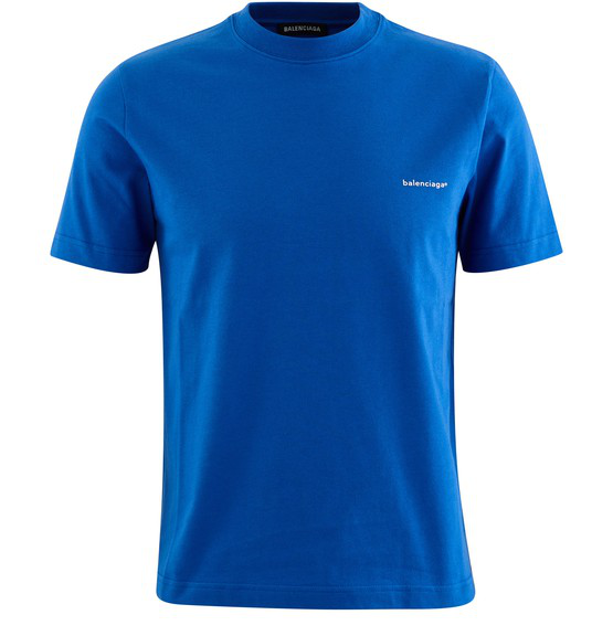 balenciaga small logo tee
