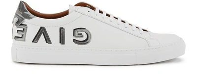 Shop Givenchy Urban Street Hologramme Logo Trainers In White