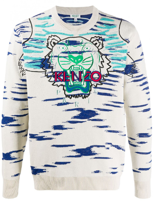 kenzo fish sweater