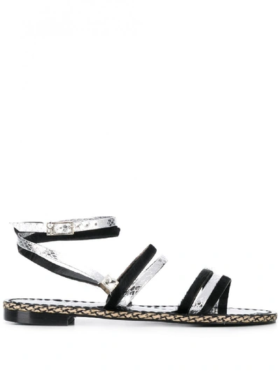 Shop Emanuela Caruso Leather Sandals