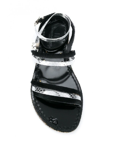 Shop Emanuela Caruso Leather Sandals