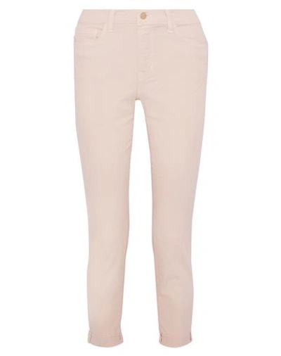 Shop L Agence L'agence Woman Pants Light Pink Size 30 Cotton, Elastane