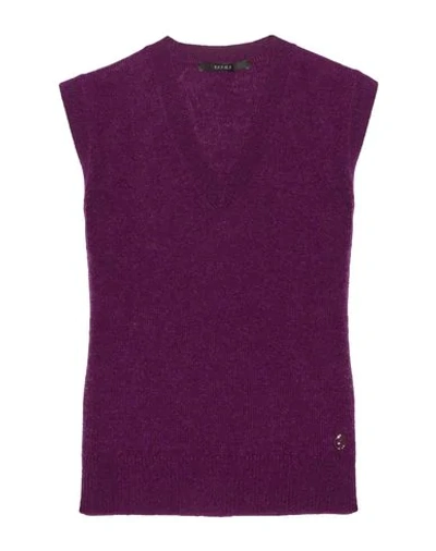 Shop Gucci Cashmere Blend In Mauve