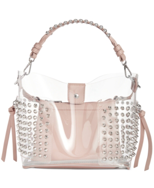 steve madden clear bucket bag