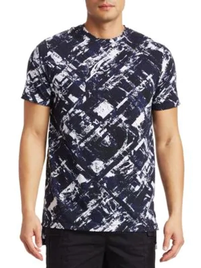 Shop Madison Supply Allover Print Tee In Texture Print