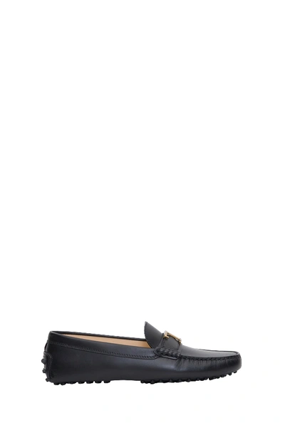 Shop Tod's T Loafer In Nero