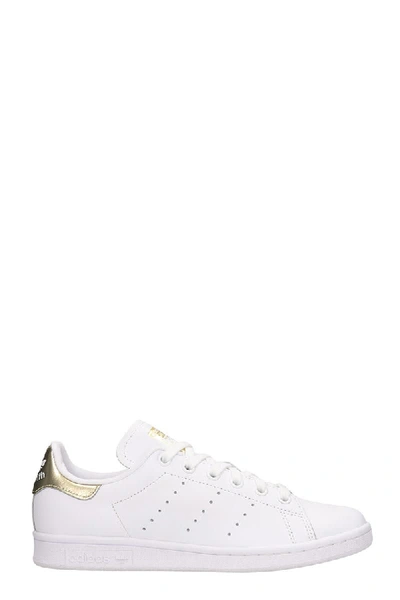 Shop Adidas Originals Stan Smith Sneakers In White Leather