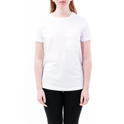 Shop Max Mara Vicario Cotton T-shirt In White