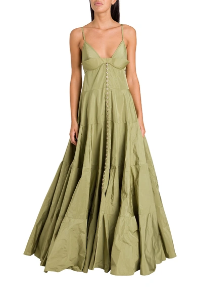 Shop Jacquemus La Robe Manosque Dress In Verde