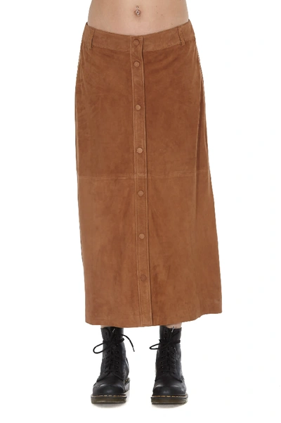 Shop Arma Jordyn Skirt In Brown