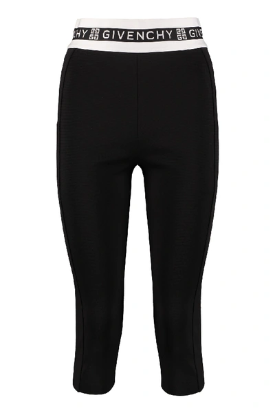 Shop Givenchy Technical Fabric Leggings In Black