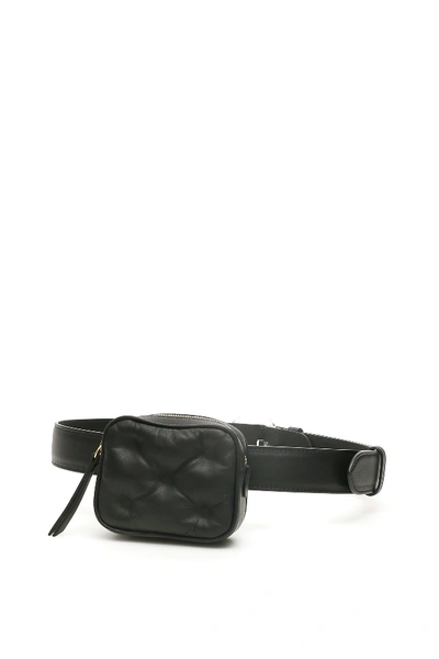 Shop Maison Margiela Glam Slam Mini Belt Bag In Black (black)