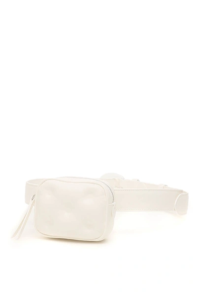Shop Maison Margiela Glam Slam Mini Belt Bag In White (white)