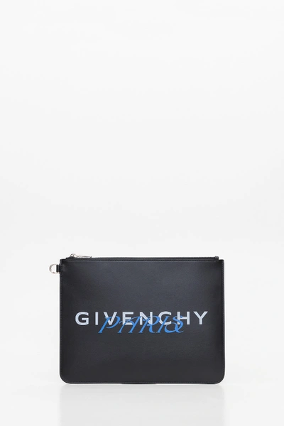 Shop Givenchy Paris 3d Clutch In Nero