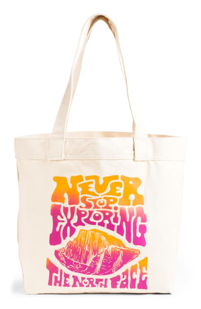 north face canvas tote bag