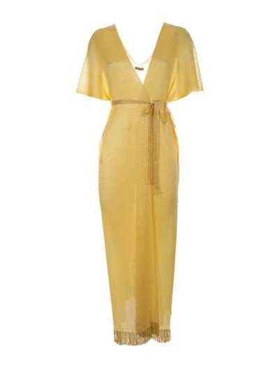 Shop Mimì À La Mer Cover-up Dress In Yellow