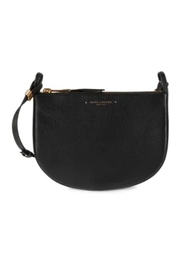Shop Marc Jacobs Women's Supple Group Leather Crossbody Bag In Black