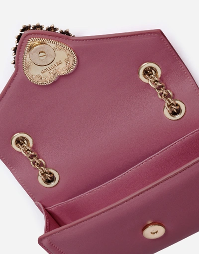 Shop Dolce & Gabbana Devotion Minibag In Smooth Calfskin