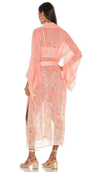 Shop Spell & The Gypsy Collective Hendrix Robe In Dusty Pink