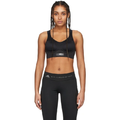 Shop Adidas By Stella Mccartney Black Stronger For It Sports Bra