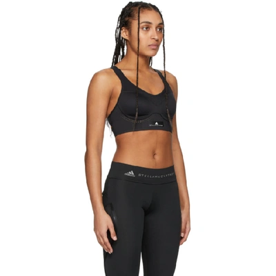 Shop Adidas By Stella Mccartney Black Stronger For It Sports Bra