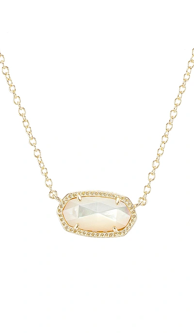 Shop Kendra Scott Elisa Necklace In Gold & White Pearl