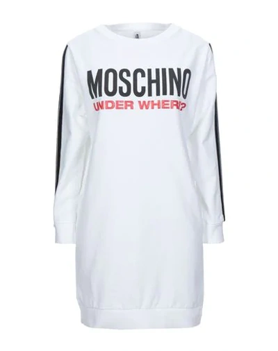 Shop Moschino Nightgown In White