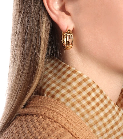 Fendi baguette earrings hotsell