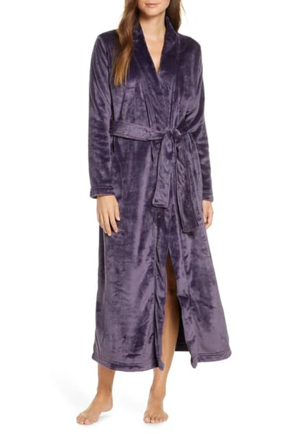 Shop Ugg Marlow Double-face Fleece Robe In Nightshade